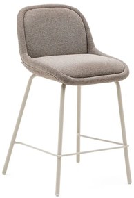 Szarobeżowy hoker (wysokość siedziska 65 cm) Aimin – Kave Home