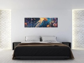 Obraz - Magiczna meduza (170x50 cm)