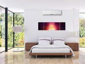 Obraz kwiatu lotosu (170x50 cm)
