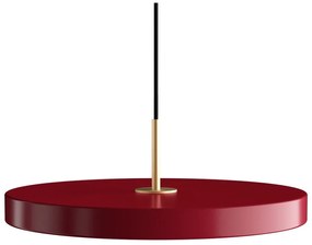 Czerwona lampa wisząca LED z metalowym kloszem ø 43 cm Asteria Medium – UMAGE