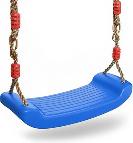 Huśtawka ogrodowa dla dzieci plastikowa ZOYA niebieska