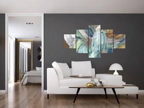 Obraz - Abstrakcyjny obraz postaci (125x70 cm)