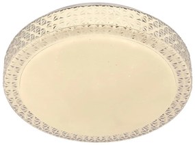 Biała lampa sufitowa LED 27x27 cm Rabel – Candellux Lighting