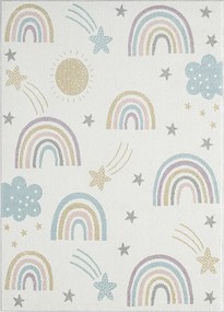 Dywan Beat Kids Nowoczesny MiękkDziecięcy - Kremowy - 200x280 cm