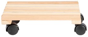 Drewniany kwietnik na kółkach (wysokość 8 cm) Indoor &amp; Outdoor – Esschert Design