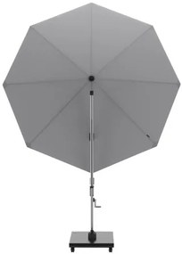 KNIRPS 320 x 320 cm - luksusowy wahadłowy parasol ogrodowy z drążkiem bocznym : Kolor parasola Knirps - Szary
