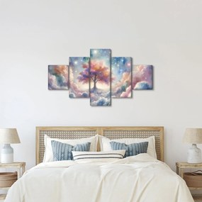 Obraz – Drzewo życia w chmurach (125x70 cm)