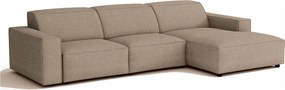 Narożnik modułowy Cursal A  prawy – sofa narożna 284 x 166 cm, beżowy Raven 30, nowoczesny design