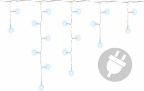 Świąteczny świetlny deszcz - 2,7 m, 72 LED, zimna biel