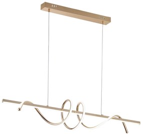 LAMPA WISZĄCA LED G065-CP Złota