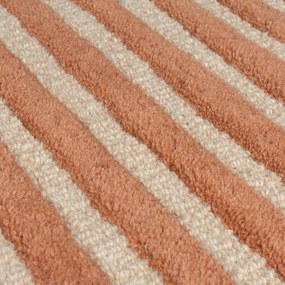 Wełniany dywan tkany ręcznie w kolorze terakoty 200x290 cm Lozenge Terracotta – Flair Rugs