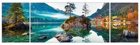 Obraz - Jezioro Hintersee, Alpy Bawarskie, Austria (170x50 cm)