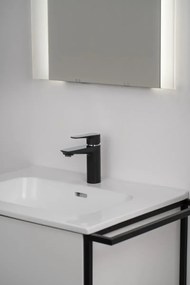 Szafka pod umywalkę LOV 80 cm biały połysk KROFAM