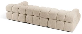 Beżowa sofa modułowa z materiału bouclé 282 cm Bellis – Micadoni Home