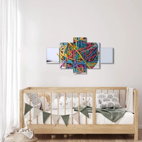 Obraz gumek (125x70 cm)