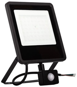 Naświetlacz zewnętrzny LED z czujnikiem LED/100W/230V 4000K IP65 czarny