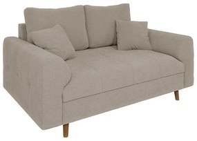 Beżowa sofa z materiału bouclé 150 cm Ariella – Ropez