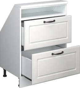 Szafka kuchenna na dach skośny biały domek wiejski 60x46x81.6 r-line