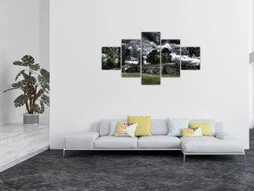 Obraz zachmurzonego nieba (125x70 cm)