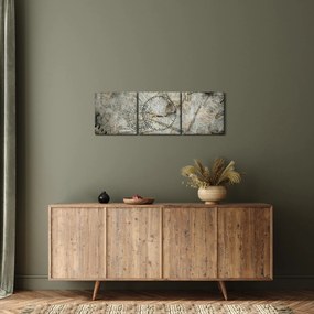 Obraz - Upływ czasu (z zegarem) (90x30 cm)
