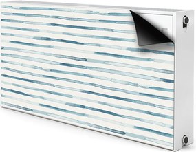 Magnes dekoracjny na kaloryfer Niebieskie linie