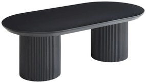 Stolik kawowy z MDF - Czarny - LORIMILA