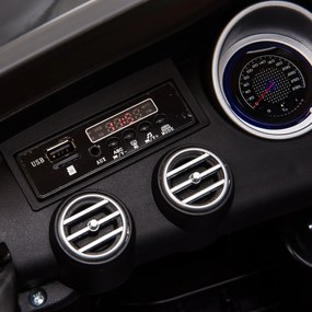 Mercedes-Benz Elektryczny Samochód Dla Dzieci Z Pilotem MP3 Bezpieczny Dla 3-8 Lat Dostępny w Czarnym i Białym | Aosom PL