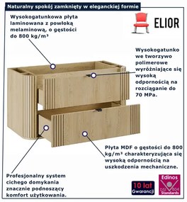 Wisząca szafka pod umywalkę z szufladami G6-E54