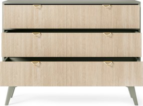 Komoda FORESTA 106 cm do Salonu Sypialni Odcienie zieleni