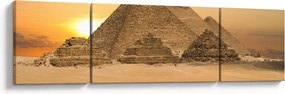 Obraz - Piramidy (170x50 cm)