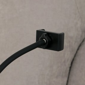Elektryczny fotel z wbudowanym sterowaniem, beżowy