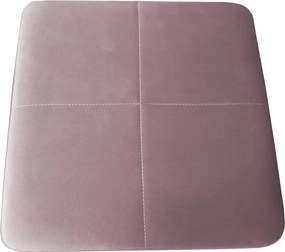 Taboret SOLID tkanina Welur stelaż metalowy STOŁEK LOFT : Kolor Stelaża - Złoty, Kolor tkaniny - VELVET - MG55, Typ tkaniny - Velvet, Wysokość - 60 cm