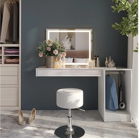 Stół do toalety biały 100x40.1x12 sherry