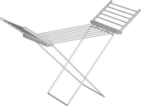 HOMCOM Suszarka do Ubrań z Funkcją Ogrzewania, 45-55 ℃, Składana, 144Dł. x 53Sz. x 96Wys. cm