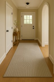 Dywan nowoczesny 3D Arc Geometria szary 160 cm x 230 cm