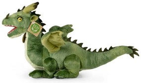 Rappa Pluszowy smok zielony, 40 cm EKO-PRZYJAZNY
