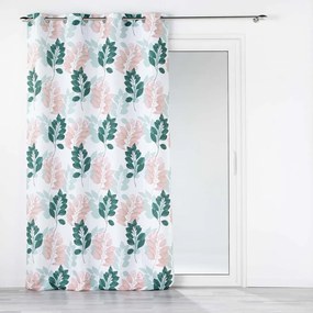 Biało-zielona zasłona 140x280 cm Belline – douceur d'intérieur