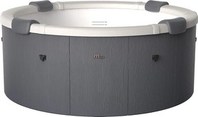 Półsztywne okrągłe spa MSpa 6-osobowe szare z akcesoriami - 138 dysz - śr. 182 cm x wys. 70 cm - LAPEKA