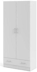 Biała szafa 79x170 cm Space – Tvilum