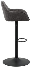 Ciemnoszare hokery obrotowe zestaw 2 szt. 109 cm Brooke – Actona