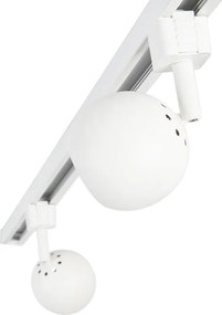 Inteligentny system szynowy 1-fazowy w komplecie z 5 białymi oprawami GU10 WiFi - Gissi