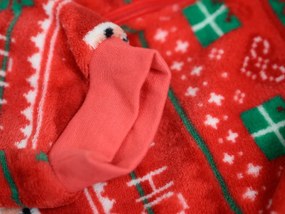 Kombinezon dziecięcy CHRISTMAS ONESIE czerwony - różne rozmiary Wielkość: 122 - 128