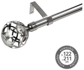 Metalowy regulowany karnisz 122 - 211 cm – Casa Selección