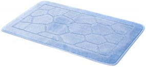 Stylowy niebieski chodniczek do łazienki N7-S09