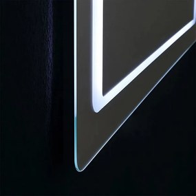 Lustro z ramą LED "Portland" prostokątne odwracalne cm 100x70h