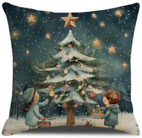 Poszewka na poduszkę NOEL STAR 45x45 cm, kolorowy