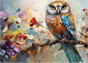 Obraz - Malowana sowa (70x50 cm)