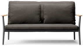 Ciemnoszara sofa ogrodowa Ray – Diphano