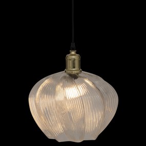 Lampa wisząca szklany klosz PHYLAS kwiat, Ø 27,5 cm