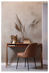 Koniakowe skórzane krzesła zestaw 2 szt. Vogue – BePureHome